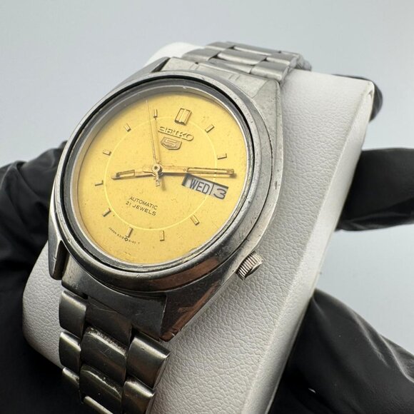 Seiko 5 Automatic 21 Jewels - Vintage Wrist Watch - Made in Japan - Picture 4 of 9